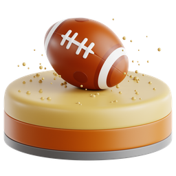 Football Hitting Ground With Dust icon
