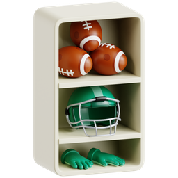 Football In Equipment Locker icon