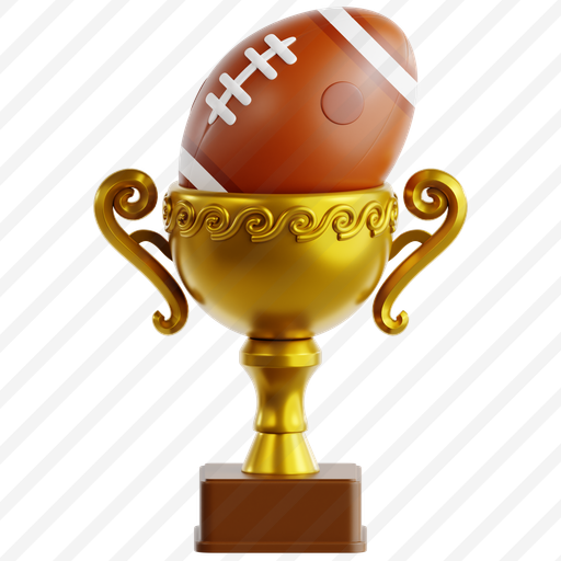 Football Resting On Trophy Pedestal preview