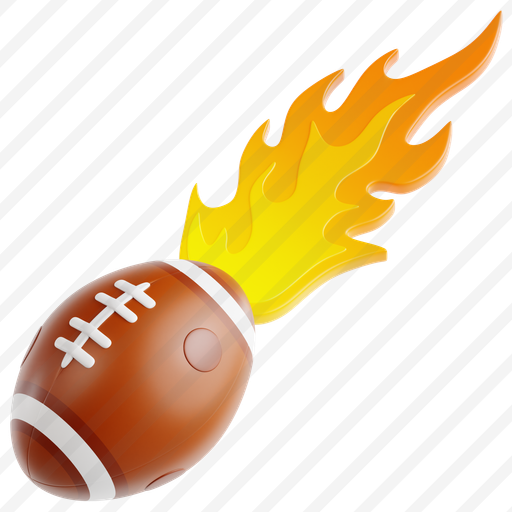 Football With Trail Of Fire preview