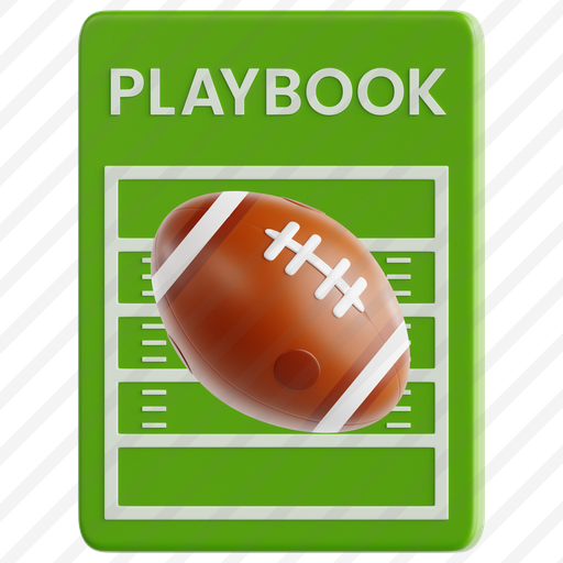 Football Wrapped In Playbook Paper preview