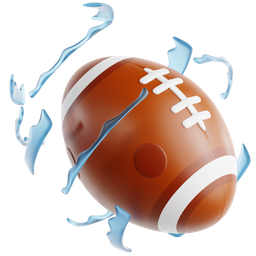 Spinning Football Mid Air icon