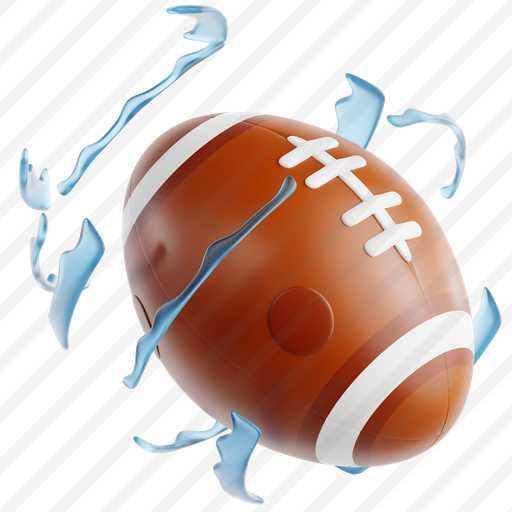 Spinning Football Mid Air preview