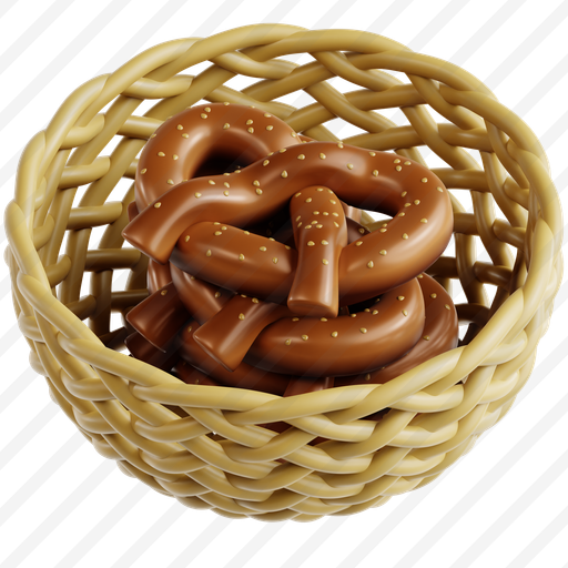 Basket Of Pretzels preview