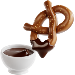 Pretzel With Chocolate Sauce icon