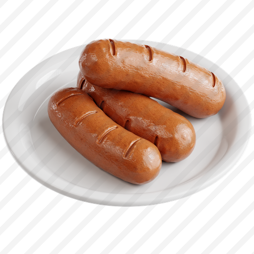 Bratwurst On Plate preview
