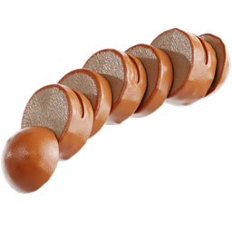 Bratwurst Sliced Into Pieces icon