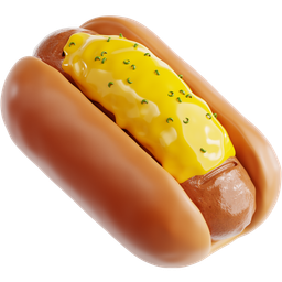 Bratwurst With Cheese Topping icon