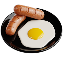 Bratwurst With Fried Egg icon