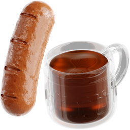 Bratwurst With Mug icon