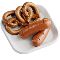 Bratwurst With Pretzel icon