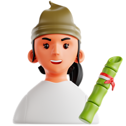 Female Freedom Fighter icon