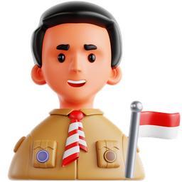 Indonesian Scout Boy icon