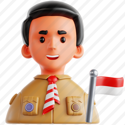 Indonesian Scout Boy preview