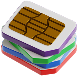 Sim Card Stack icon