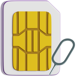 Sim Card With Ejector Tool icon