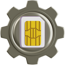 Sim Card With Gear icon