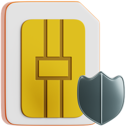 Sim Card With Shield icon