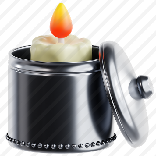 Candle In Vintage Tin preview