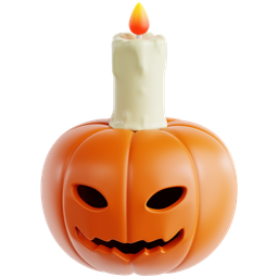 Pumpkin Shaped Candle icon