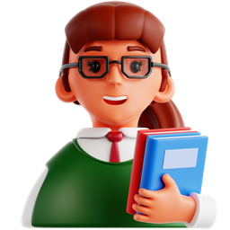 Student Holding Books icon