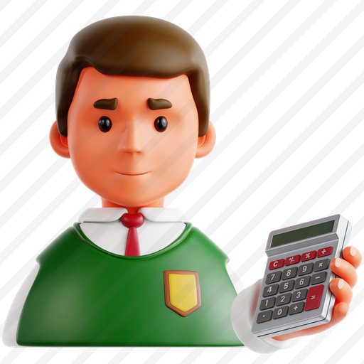 Student Holding Calculator preview