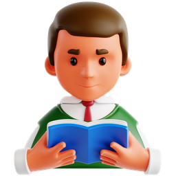 Student Reading A Book icon