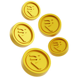 Falling Rupee Coins icon