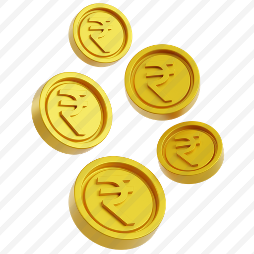 Falling Rupee Coins preview