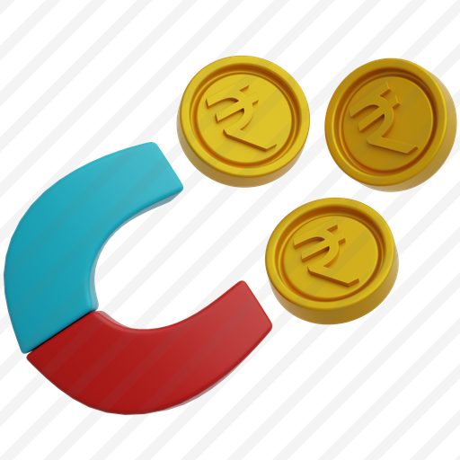 Magnet Attracting Rupee Coins preview