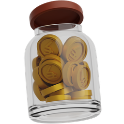 Rupee Coins In Jar icon