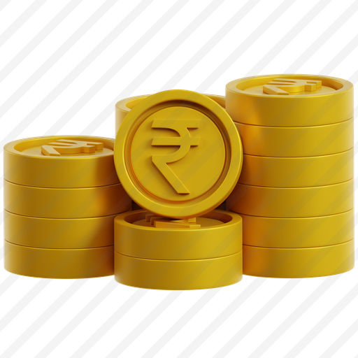 Stack Of Rupee Coins preview
