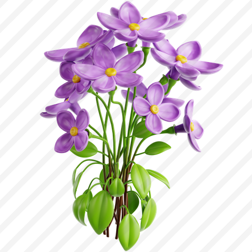 Lilac Flower With Leaves preview