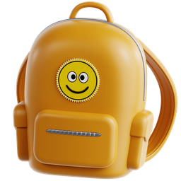 Backpack With Emoji Patch icon