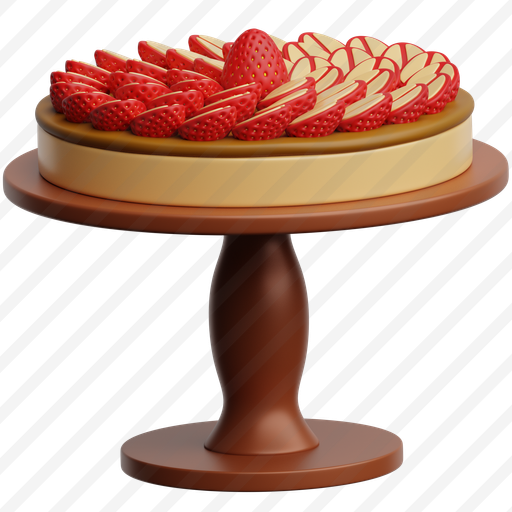 Stawberry Tart On Table preview