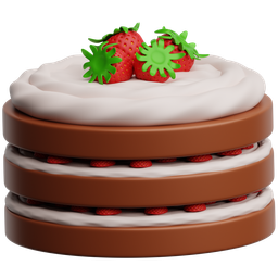 Summer Cake Strawberry icon