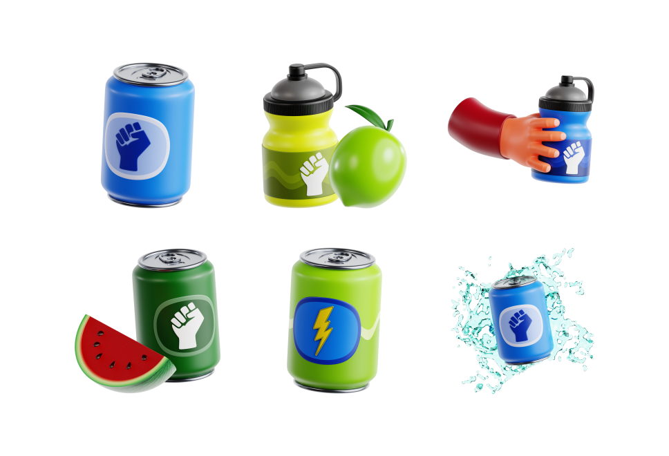 Energy Drink Large Set Preview