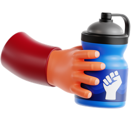 Hand Holding Energy Drink Bottle icon