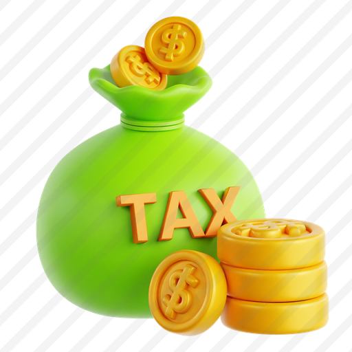 Money Bag With Tax Label preview