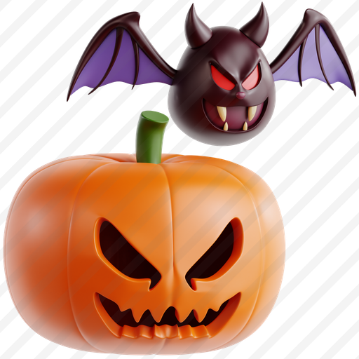 Jack O’ Lantern With Bat preview