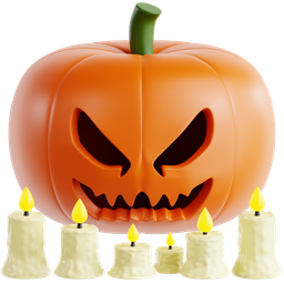 Jack O’ Lantern With Candle icon