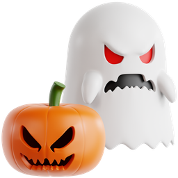 Jack O’ Lantern With Ghost icon