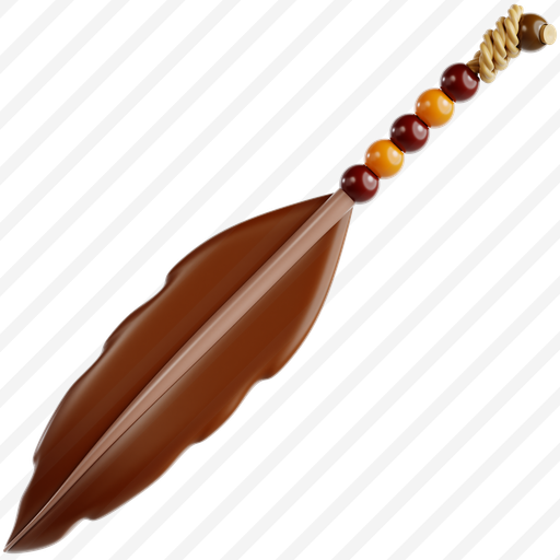 Feather With Beads preview