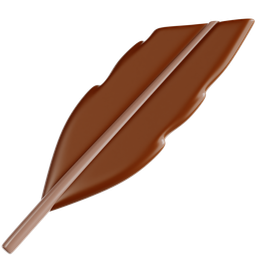 Feather With Diagonal Cut icon