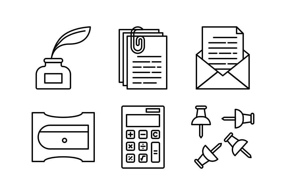 Stationery Office Large Set Preview