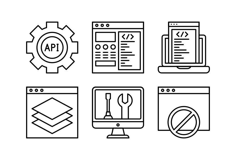 Web Development Large Set Preview