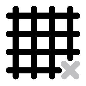 Security Real Estate Bars Square Cancel Remove Home House Service. icon