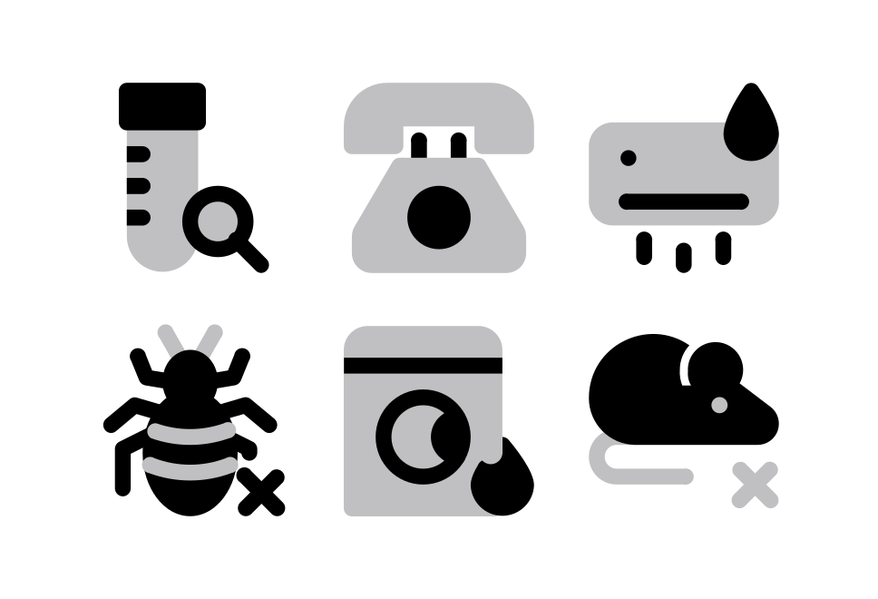 Home Service Halftone Large Set Preview