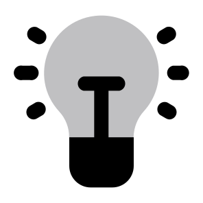 Smart Device Light Lightbulb Electronic Electricity Lighting Device Home House Service. icon