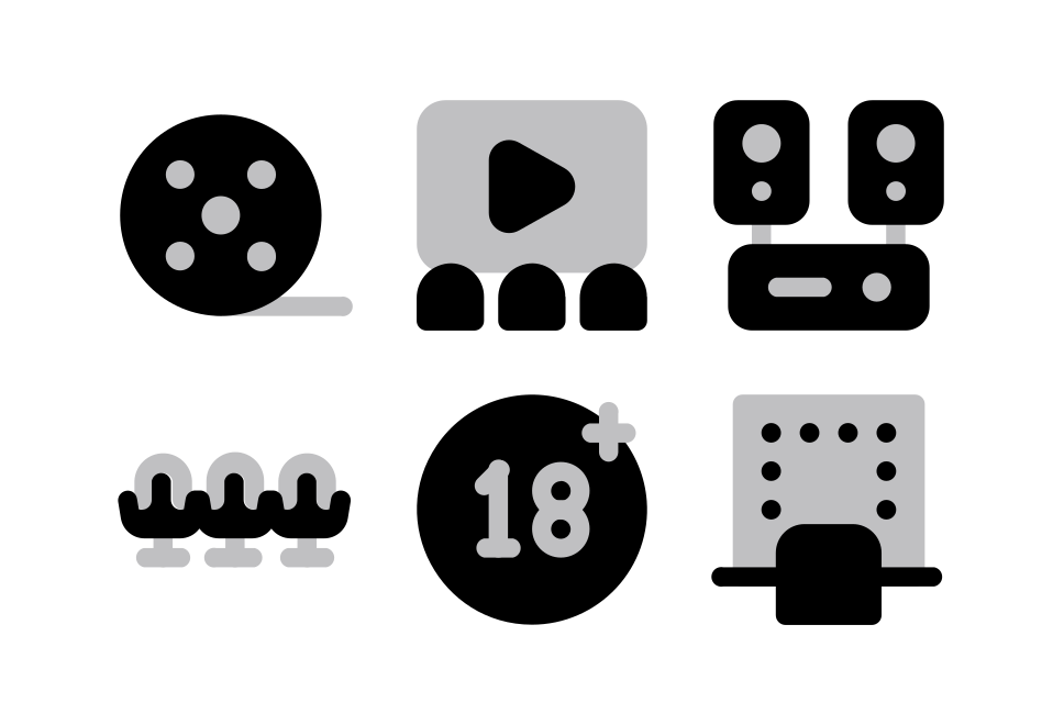 Cinema Halftone Large Set Preview